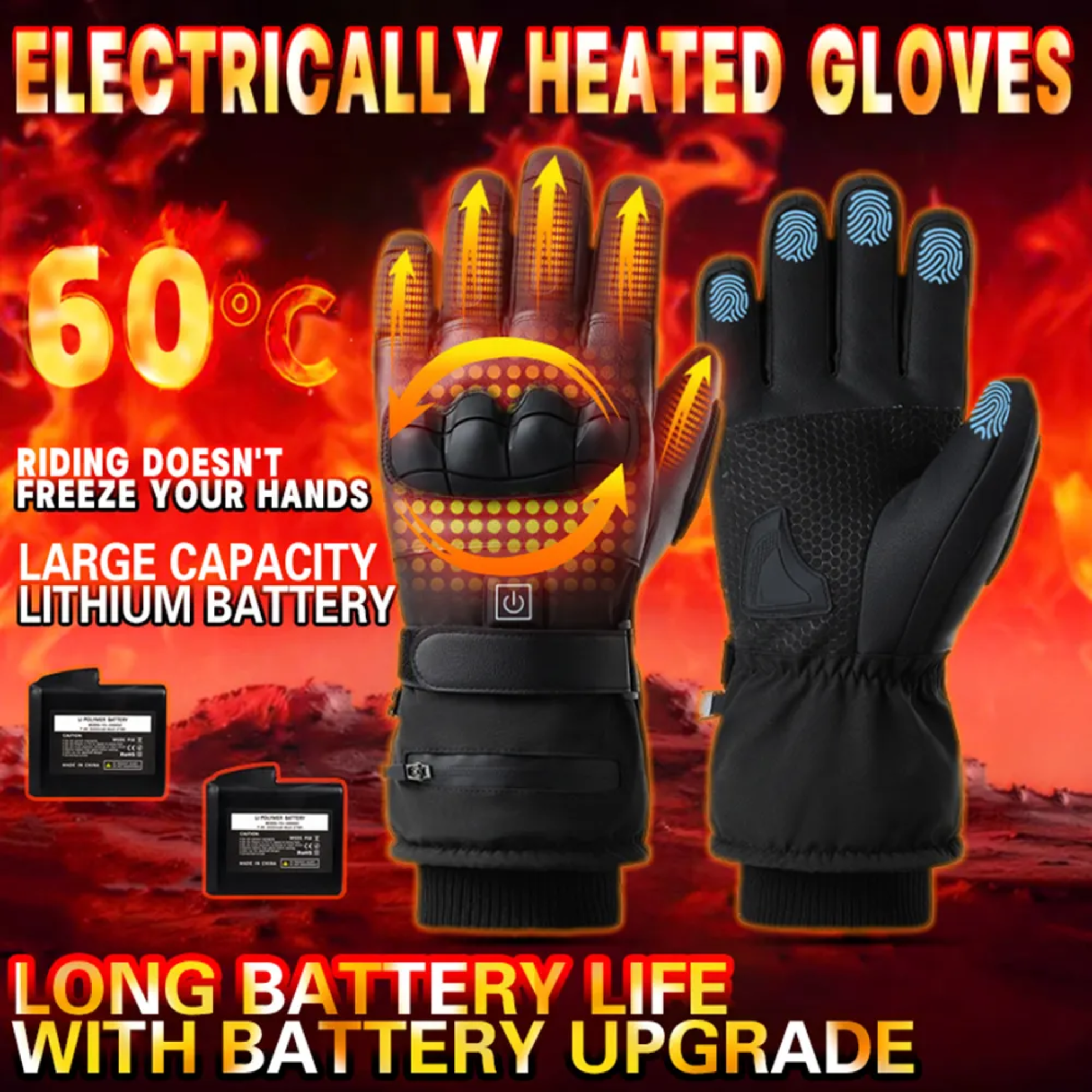 Gants Chauffants NordChaud™ – Version Pro