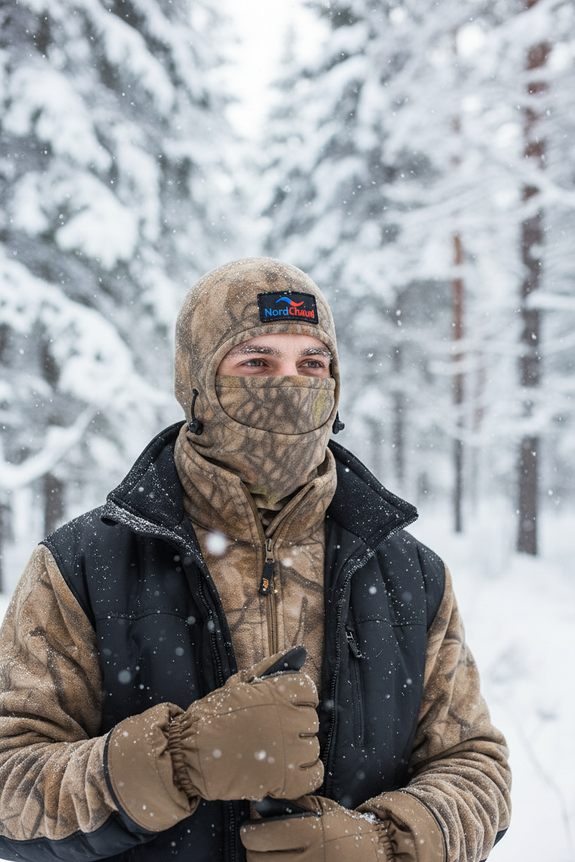 Cagoule Thermique NordChaud – Polaire Hiver Grand Froid