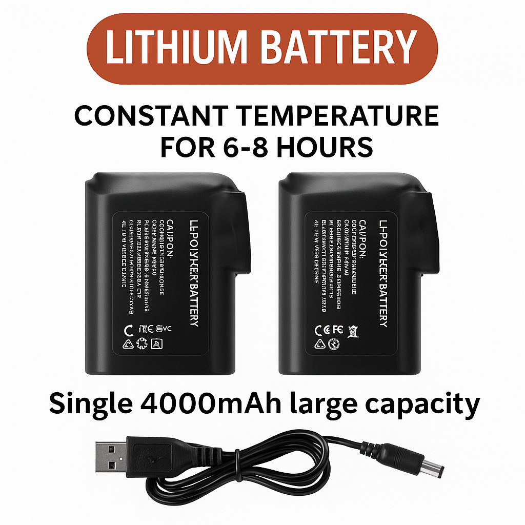 Gants Chauffants NordChaud™ – Batterie 4000mAh, Tactile & Imperméables.