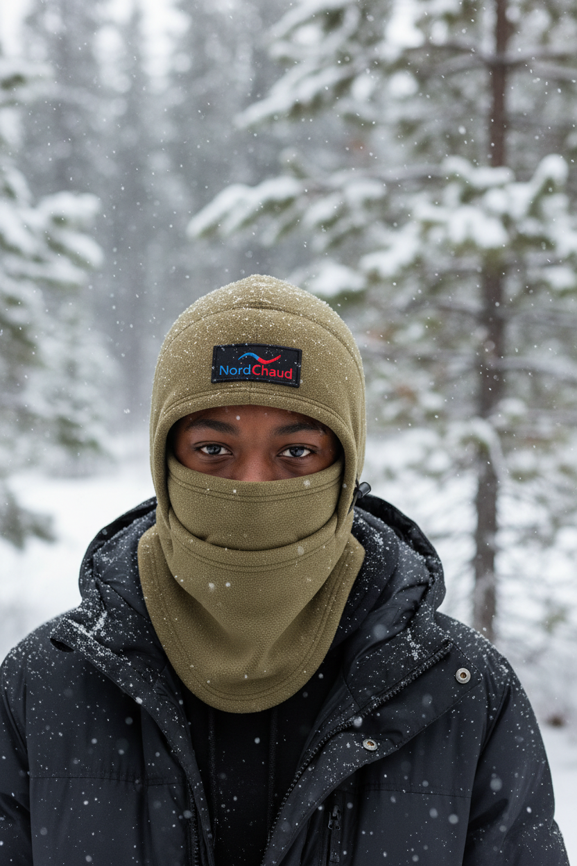 Cagoule Thermique NordChaud – Polaire Hiver Grand Froid