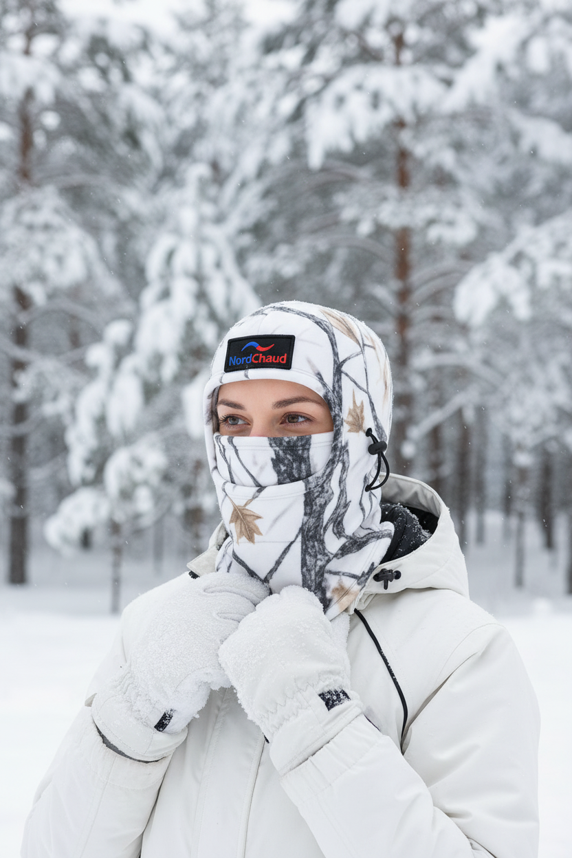 Cagoule Thermique NordChaud – Polaire Hiver Grand Froid