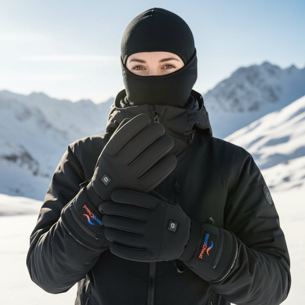 Gants Chauffants NordChaud™ – Batterie 4000mAh, Tactile & Imperméables.
